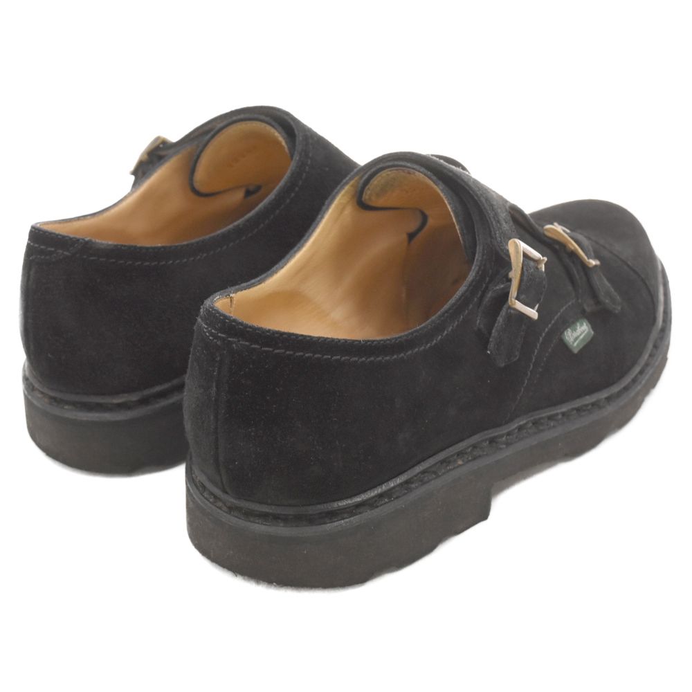 パラブーツ Paraboot ウィリアム ダブルモンク 革靴 サイズ6 ブラック Paraboot パラブーツ PARABOOT 981412 ビジネスシューズ