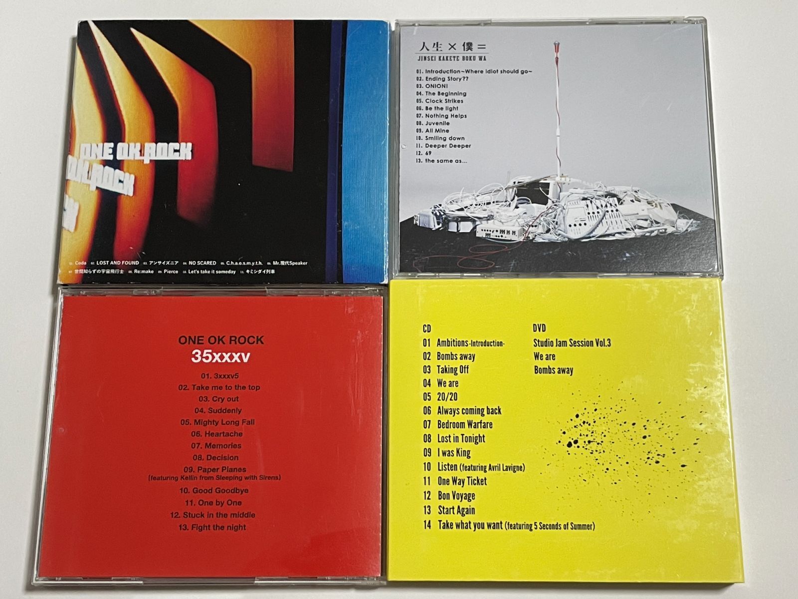ONE OK ROCK アルバムCD 4枚 まとめ売り『残響リファレンス(初回