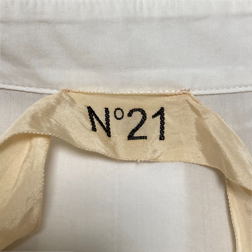 美品 Nº21 ヌメロヴェントゥーノ ロングスリーブ レース シャツ サイズ  