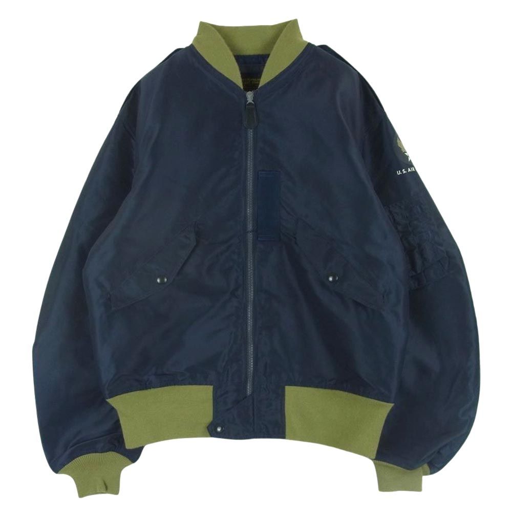 Buzz Rickson's バズリクソンズ BR14130 L-2A GREEN RIB SUPERIOR TOGS CORP グリーンリブ スーペリア トッグス フライト ジャケット ネイビー系 40【中古】