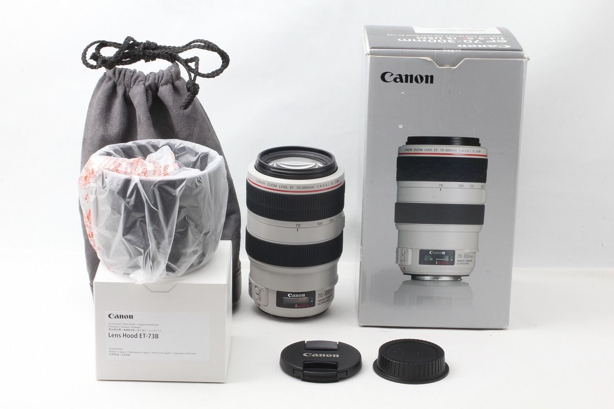 キヤノン Canon EF 70-300mm F4-5.6L IS USM 新品フード 付属品満載 元 ...