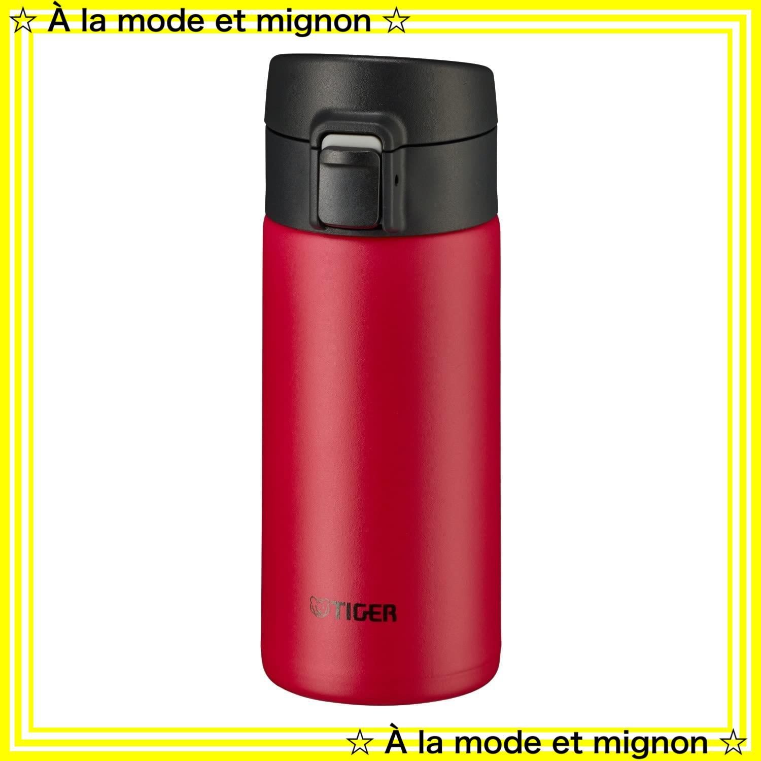 【数量限定】真空断熱 ステンレスボトル 保温保冷 軽量 ワンタッチ マグボトル レッド 360ml 水筒 MKA-K036RK タイガー タイガー魔法瓶(TIGER)