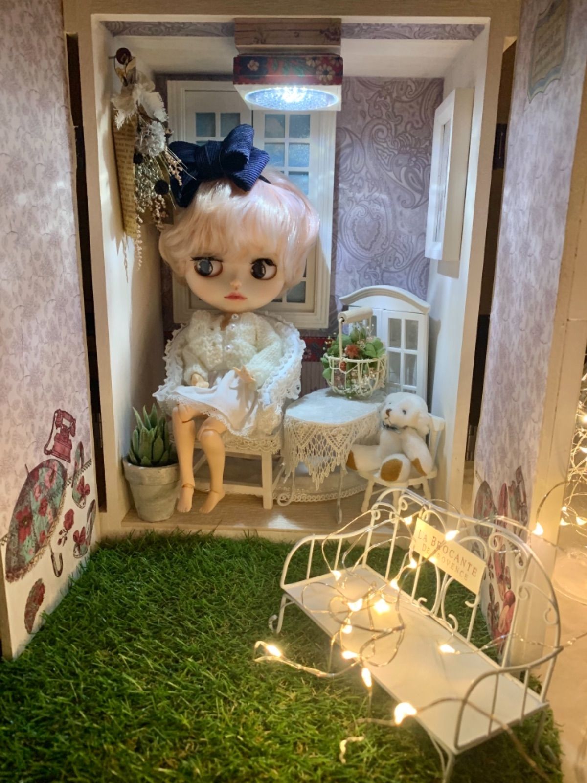 ブライスサイズ　ドールハウス Blythe ブライス ドールハウス 窓付きコンパクトサイズ : Spica