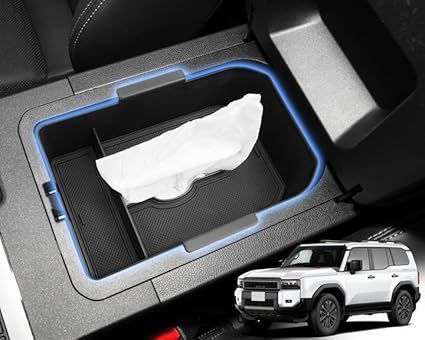 在庫処分】WEIPIN 新型 ランクル250 専用 内蔵型 コンソールボックス