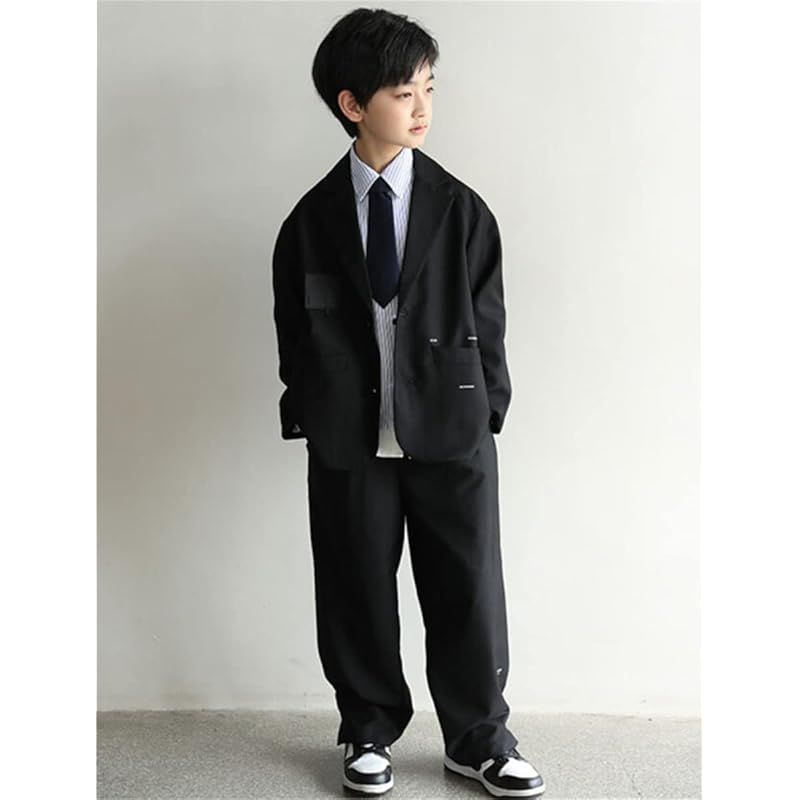  CHUMO スーツ 男の子 フォーマルスーツ キッズ ボーイズ ２点セット 4点セット ジャケット ズボン シャツ ネクタイ ゆったり おしゃれ カジュアル フォーマル 発表会 入学式 卒業式 七五三 120-180 cm ブラ タキシード フォーマル ドレス スーツ