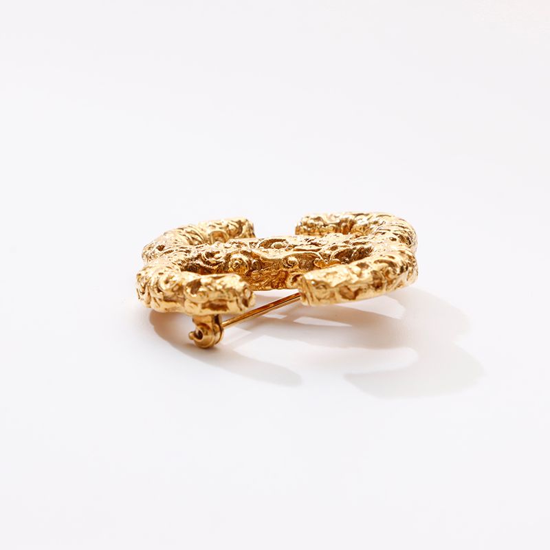 CHANEL シャネル ブローチ 溶岩 ココマーク 93A - メルカリ