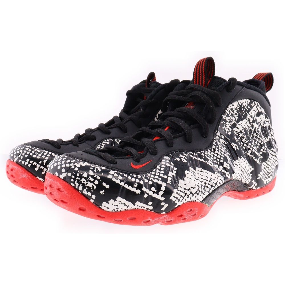 NIKE (ナイキ) AIR FOAMPOSITE ONE SAIL BLACK HABANERO RED