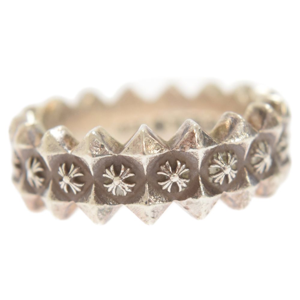 CHROME HEARTS (クロムハーツ) DOUBLE PYRAMID PLUS RING ダブル 