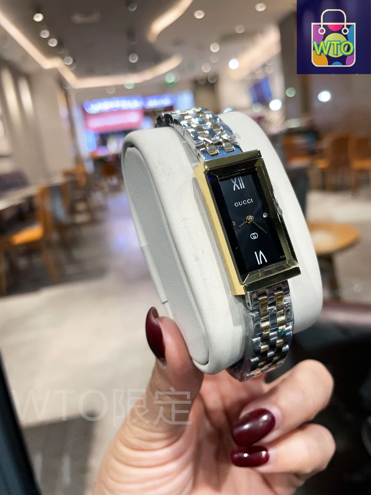 GUCCI シルバー 長方形ケース 時計 今日特価】Gucci グッチ ジーフレーム シリーズ エレガントな