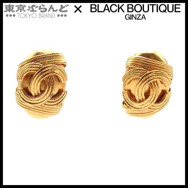 シャネル CHANEL イヤリング ゴールド メタル ココマーク ヴィンテージ 94A コスチュームジュエリー レディース 101825505