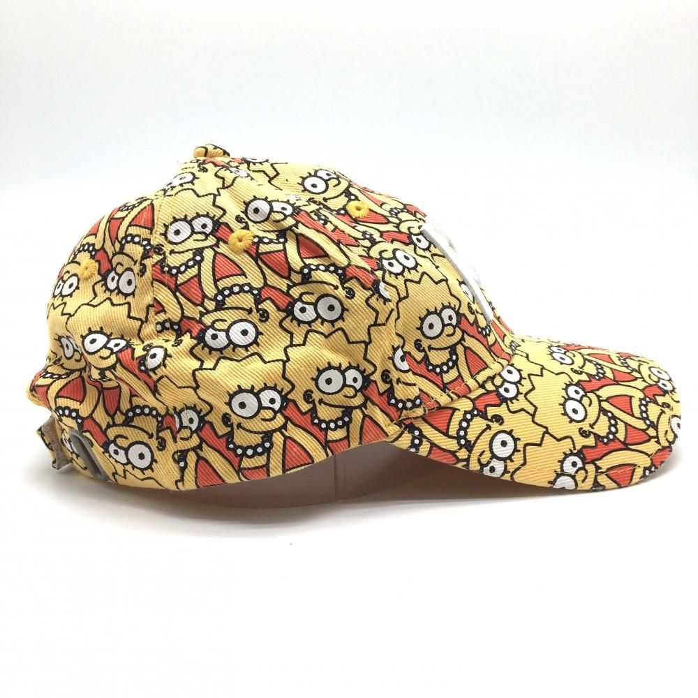 超美品】パーリーゲイツ×シンプソンズ キャップ イエロー系