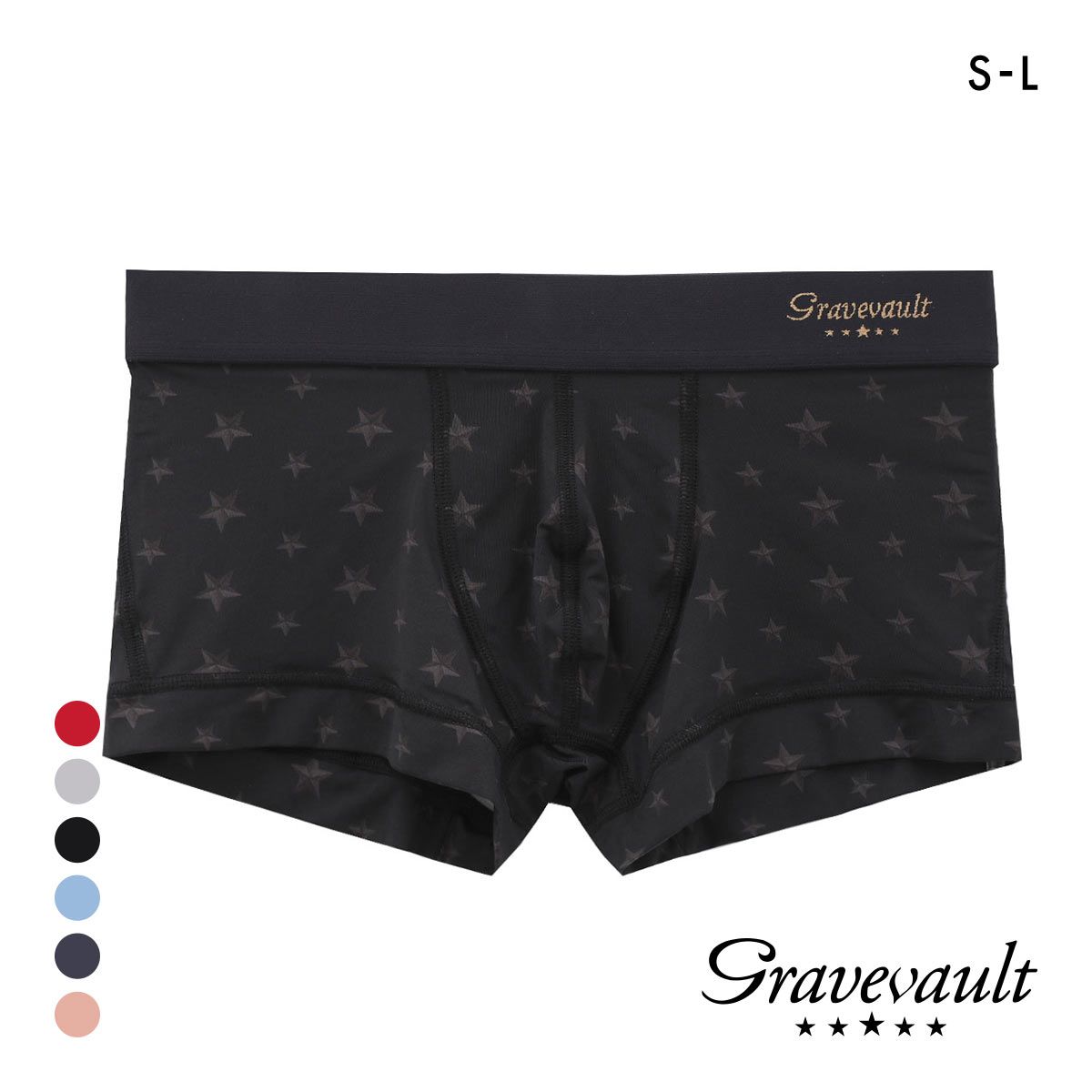 Gravevault ローライズ/ショート 2個セット Lサイズ SHIROHATO公式】【正規品・新品】グレイブボールト STAR STUDS