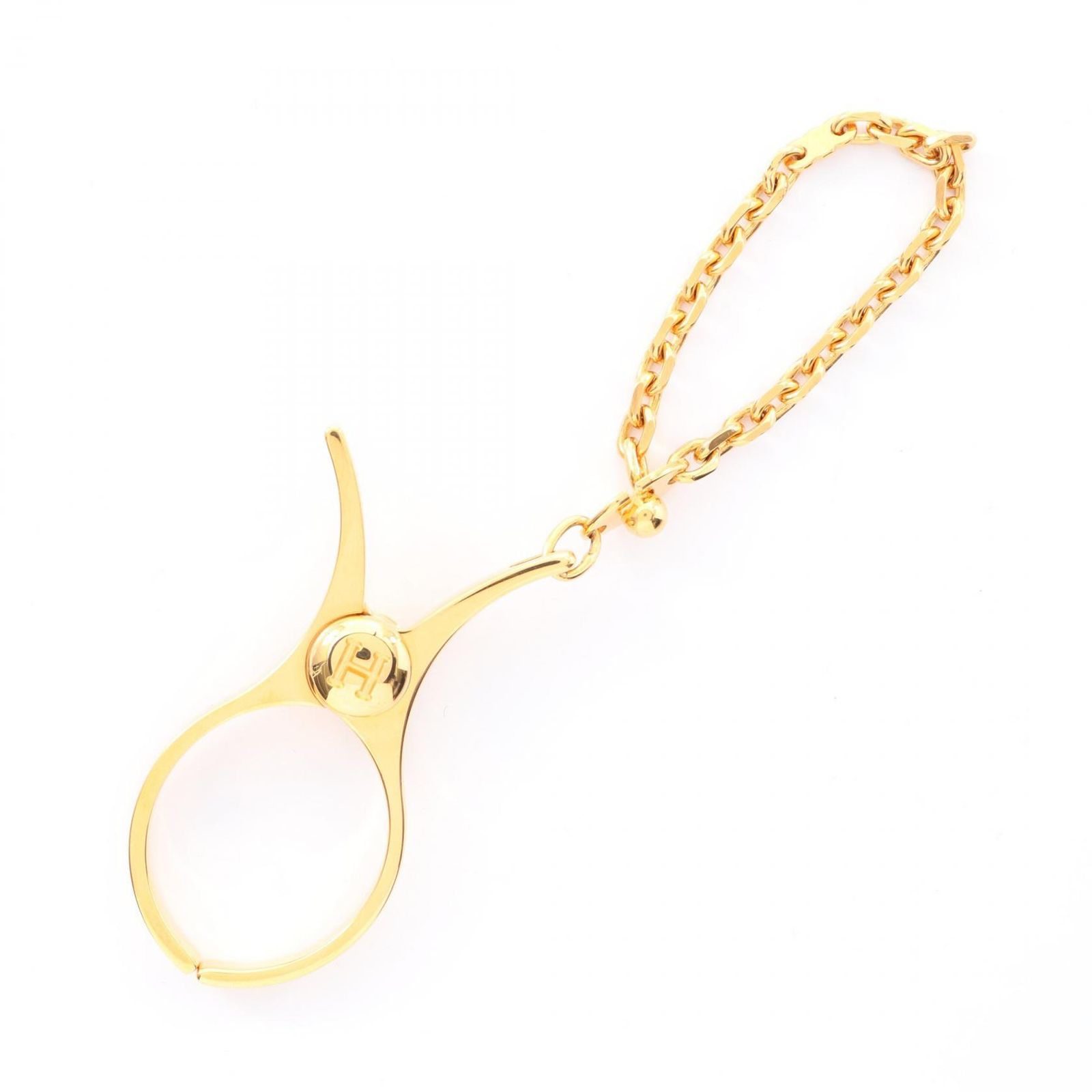 エルメス HERMES フィルー グローブホルダー GP ゴールドメッキ GP ゴールドメッキ グローブホルダー レディース Used A