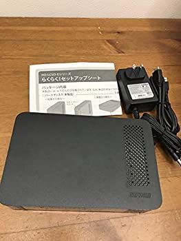 【】BUFFALO USB3.0用 PC/家電対応 外付けHDD 2TB ブラック HD-LC2.0U3-BKE
