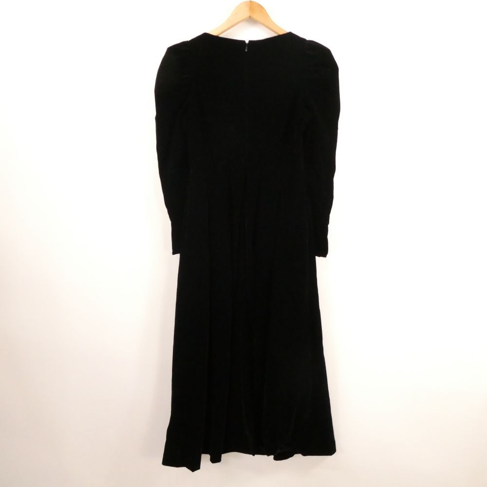 Her lip to / 長袖ワンピース/S/コットン/BLK/1214305108 Her lip to 長袖ワンピース Her lip to◇長袖ワンピース/S/コットン