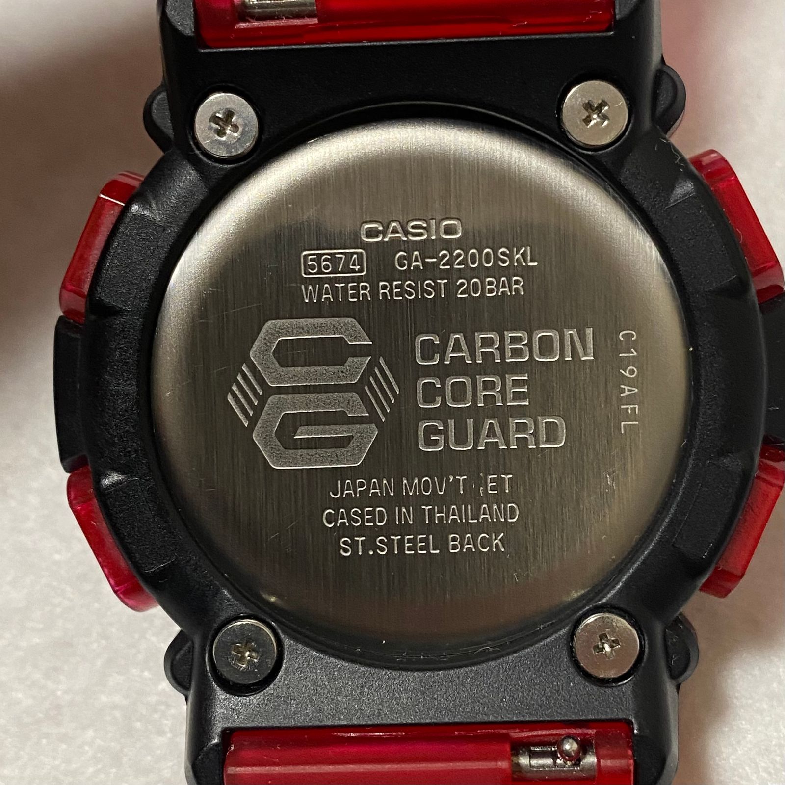 極美品】CASIO カシオ G-SHOCK ジーショック Gショック GA－2200SKL