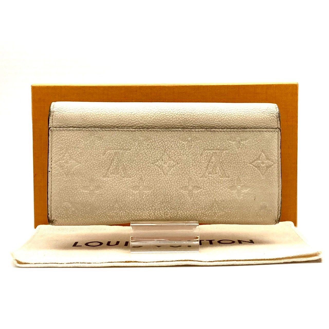 ルイヴィトン ポルトフォイユ サラ ベージュ 二つ折り長財布 長財布