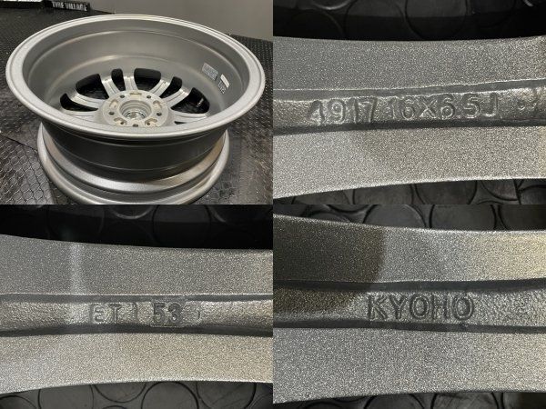 新品 KYOHO SEIN-ST SST6-4 共豊 ザインST 16インチ 4本 6.5J5HPCD114  