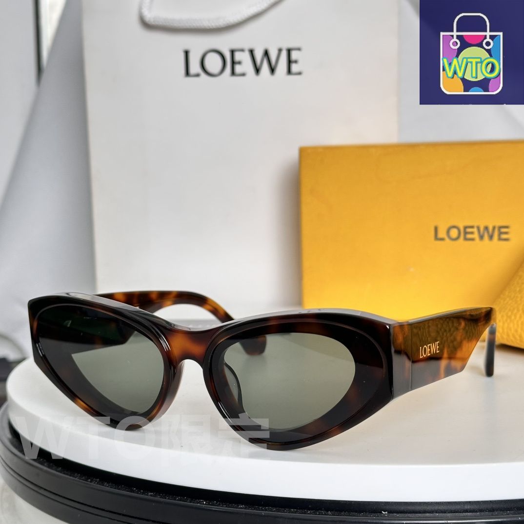 LOEWE サングラス シグマ スリム サングラス ブラック - LOEWE