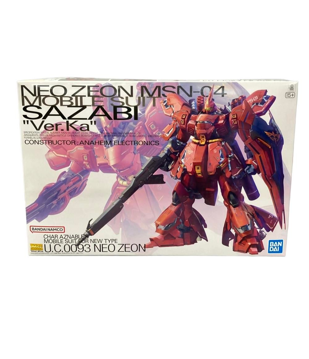バンダイ 機動戦士ガンダム逆襲のシャア プラモデル ガンプラ MG MSN-04 サザビーVer.ka 1|100