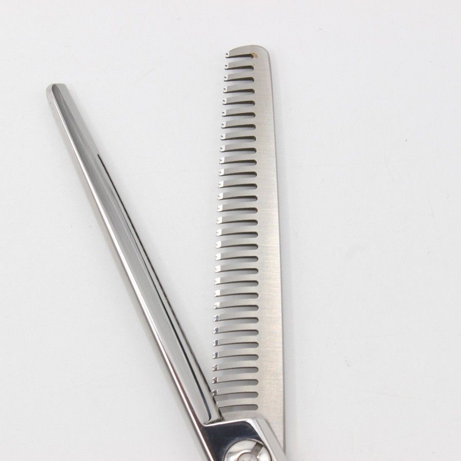  ミズタニシザーズ セニング 5.8インチ メガネハンドル 30目U溝 約15 〜20 セニングシザー(すきバサミ) 散髪用品