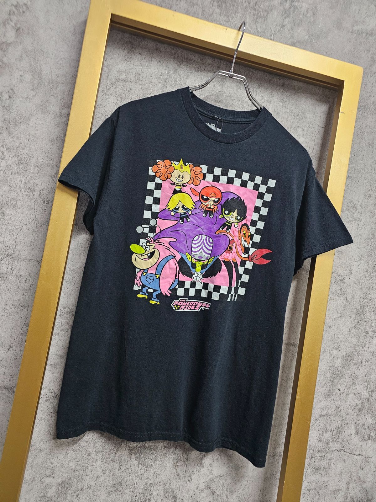 パワーパフガールズ　Tシャツ　アメリカ古着　M アニメTシャツ【パワーパフガールズ】キャラプリント XL