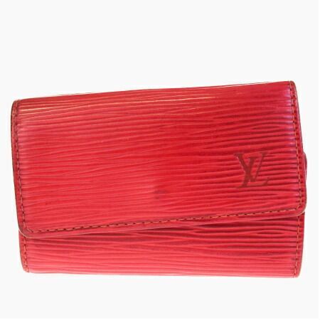 【中古】 ルイヴィトン LOUIS VUITTON ミュルティクレ 6連キーケース エピ レザー M63817 08V2327