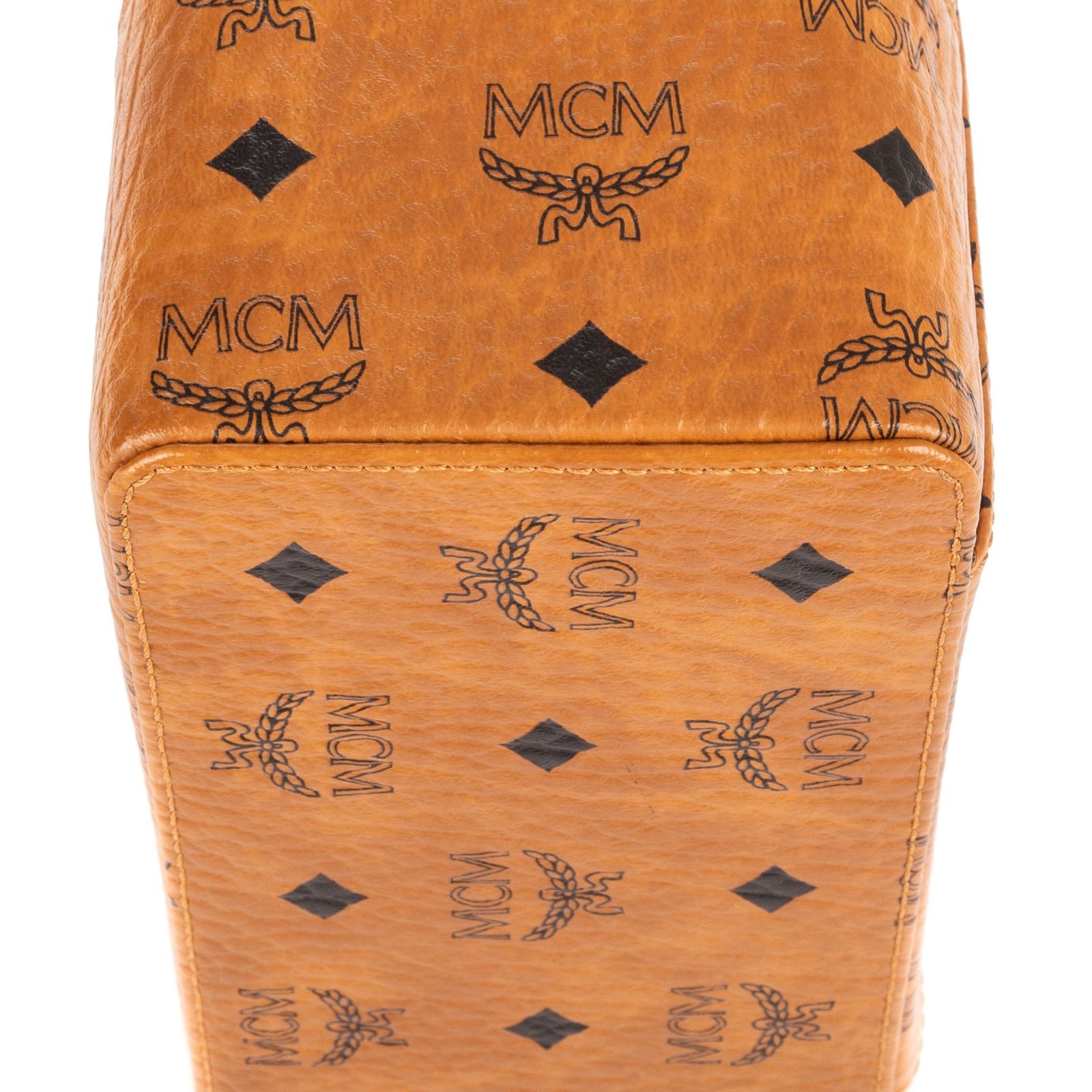 エムシーエムコスメティックケース クロスボディコニャックヴィセトスPVCキャンバスA