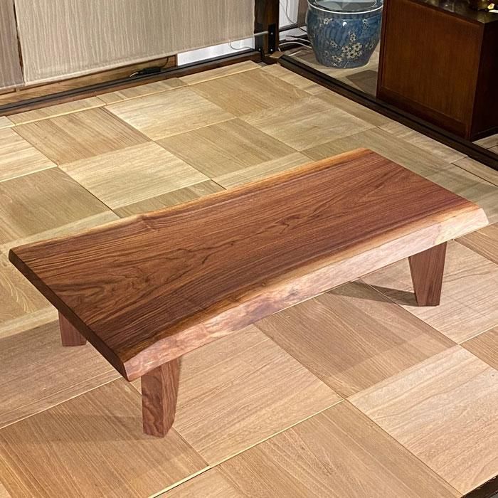 一枚板の座卓 - 机/テーブル
