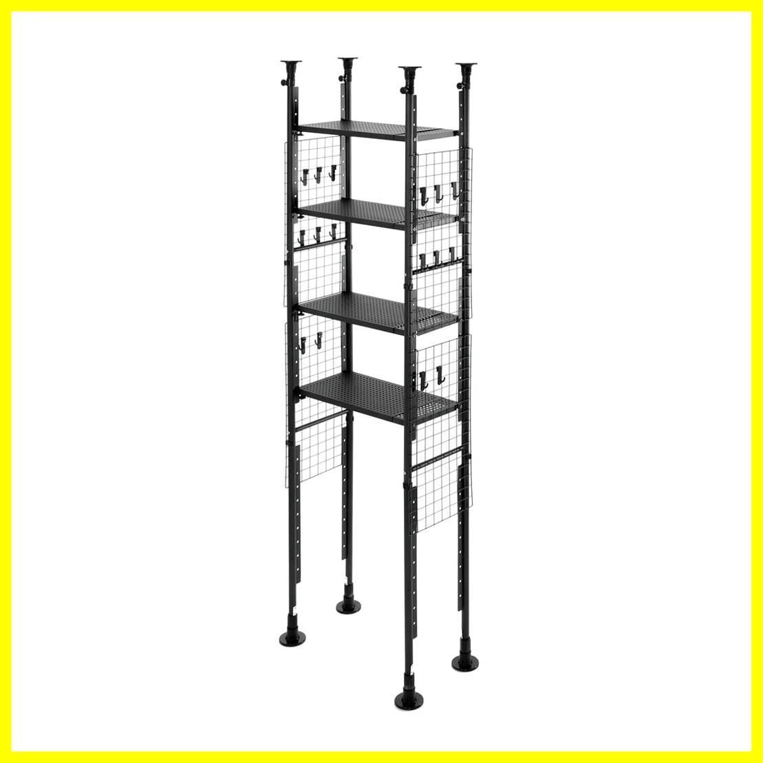 ニトリ 左右にネットがついた収納に便利な突っ張りシェルフ アルゴス90