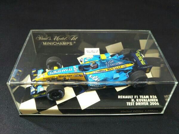 MINICHAMPS RENAULT F1 TEAM R26 H.KOVALAINEN TEST DRIVER 2006 1/43