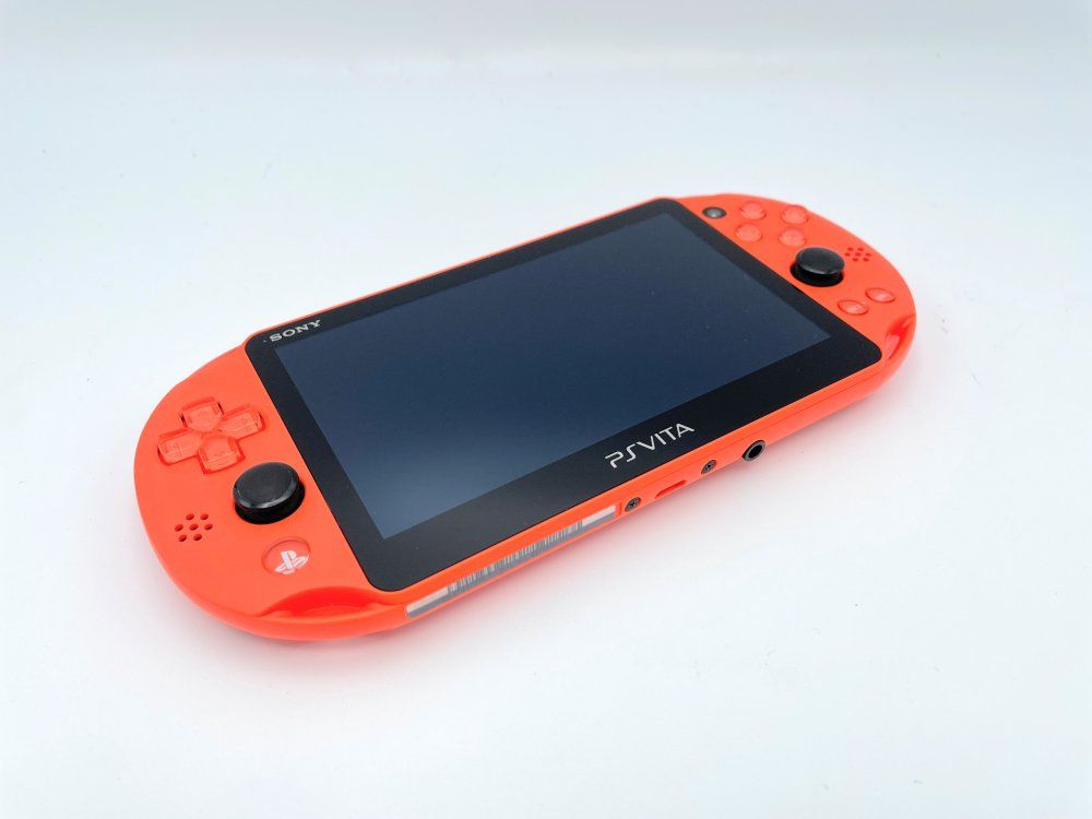 中古 PlayStation Vita Wi-Fiモデル ネオン・オレンジ(PCH