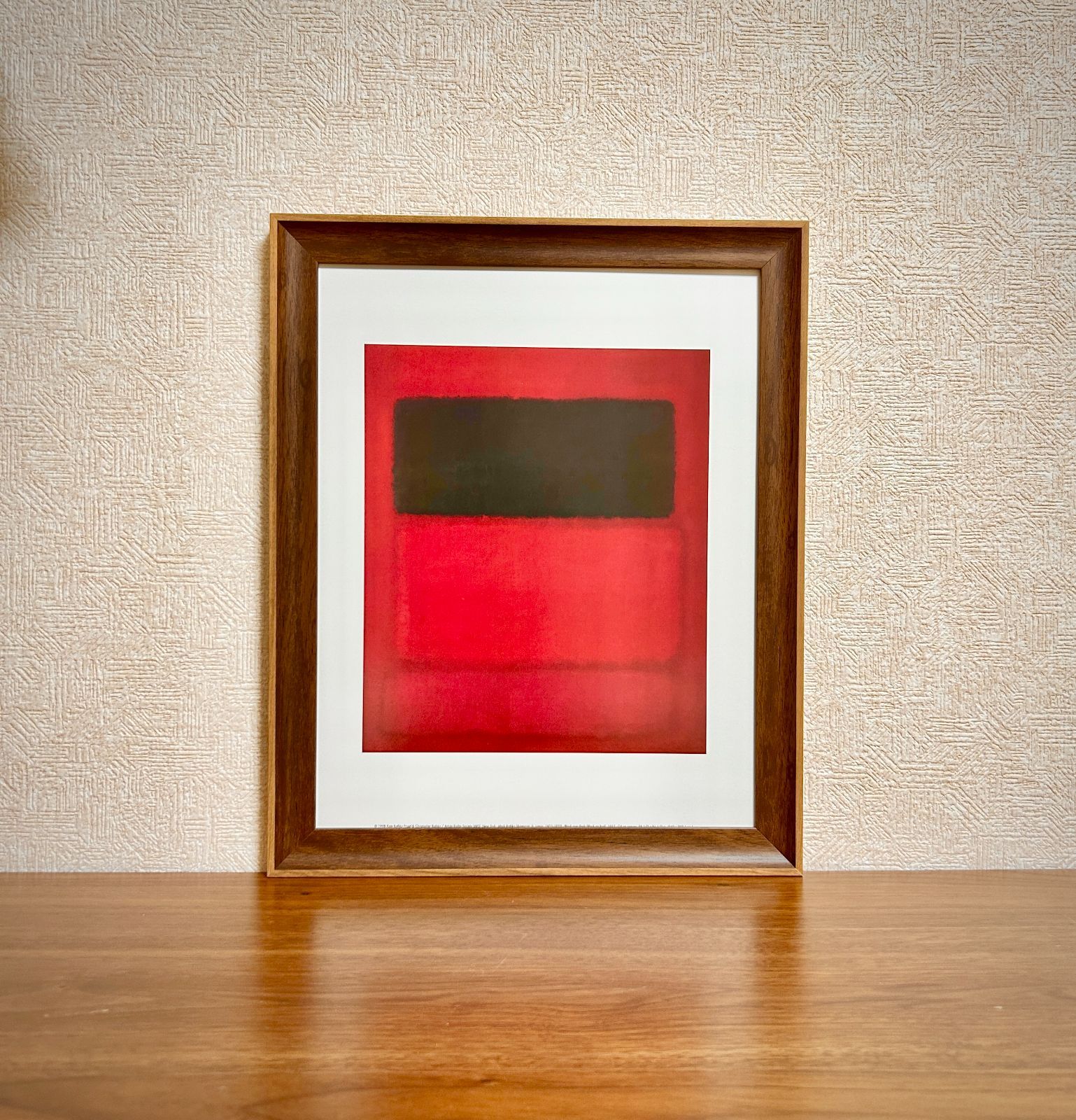 マーク・ロスコ、『無題』、希少画集画、状態良好、新品木製額・額装付 r1470pfacpmatc.jpg