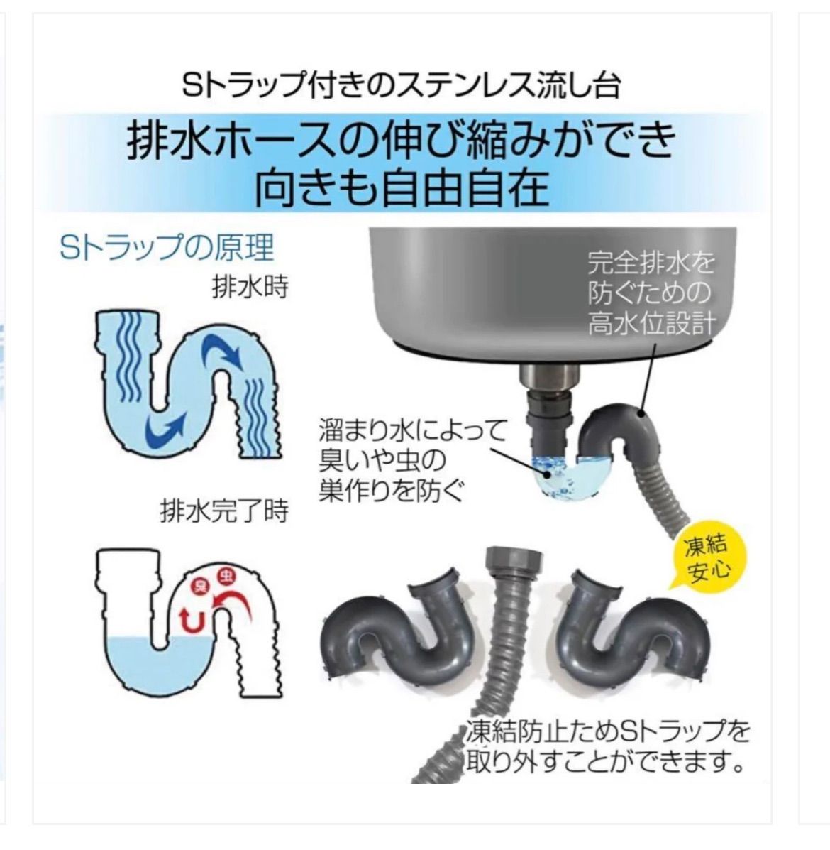 ステンレス製シンク