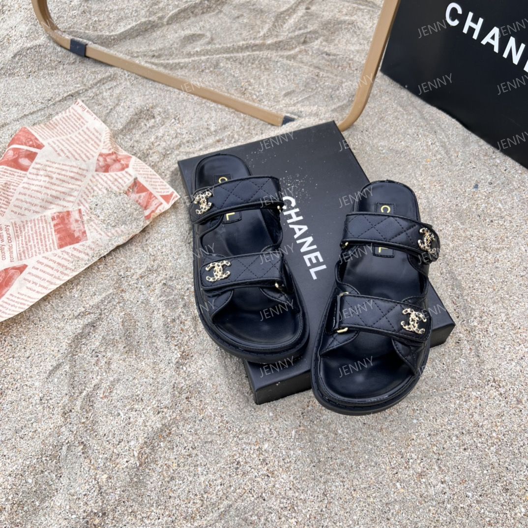 CHANEL シャネル サンダル ブラック