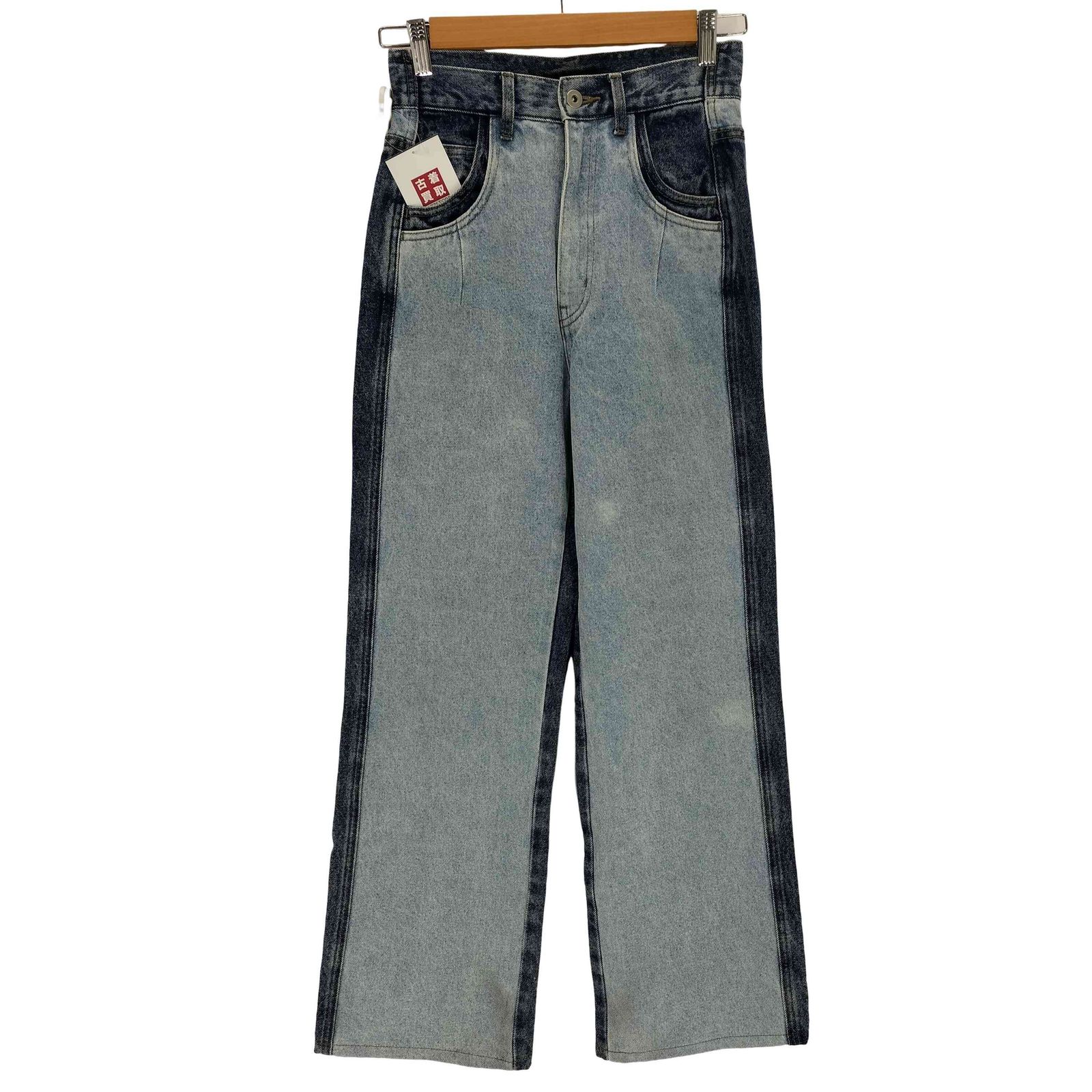 メゾンスペシャル MAISON SPECIAL バイカラーストレートデニム  