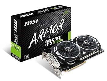 MSI GeForce GTX 1080 Ti ARMOR 11G OC グラフィックスボード VD6303
