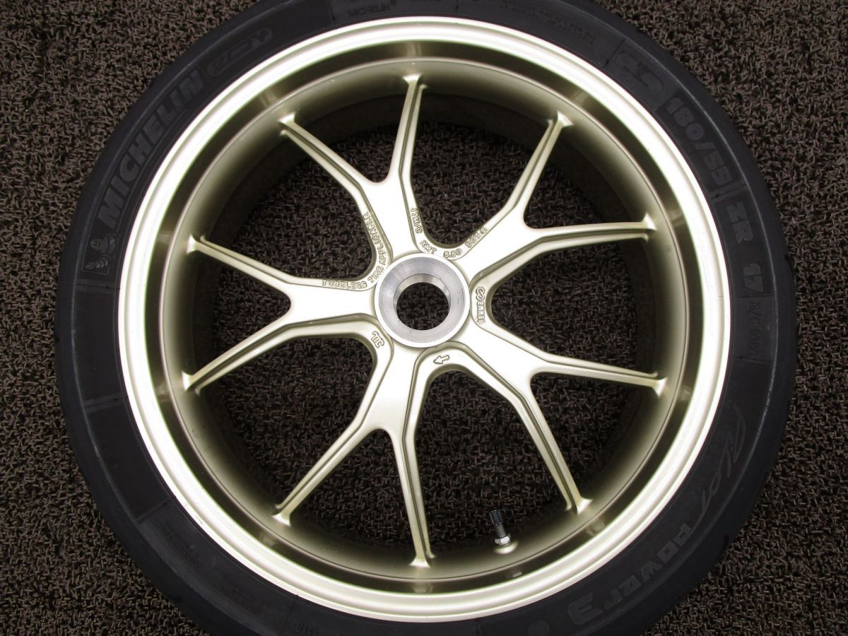 ドカティ M1100S リアホイール □A6429 ZDMM505AAAB ドゥカティ ZDM1078AC DUCATI モンスター 動画有 FI インジェクション