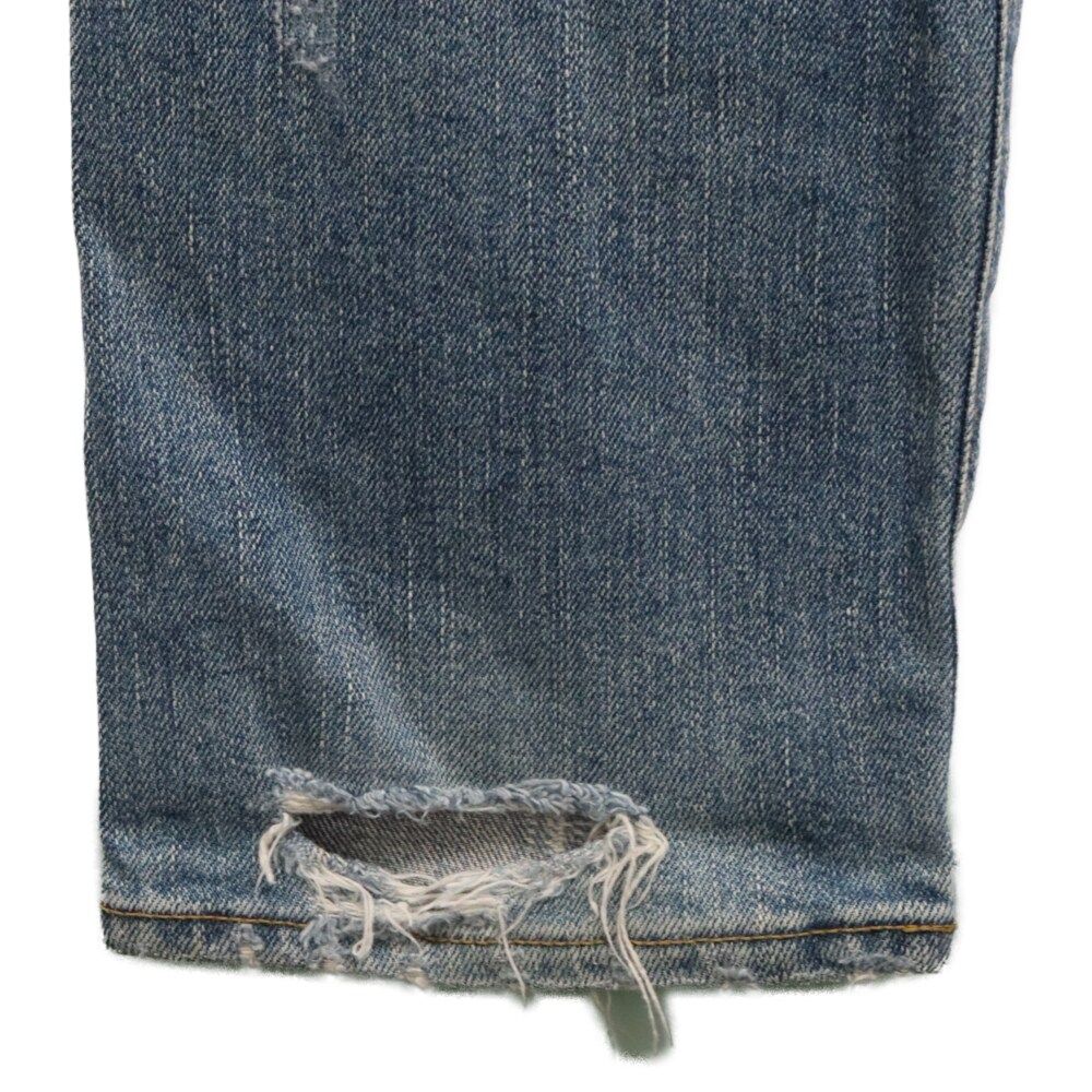 SAINT LAURENT PARIS サンローランパリ 15AW Destroy Crash Damage Jeans 391659 Y9151 デストロイクラッシュ加工ジーンズ スキニーデニムパンツ インディゴ SAINT LAURENT PARIS (サンローランパリ) 15AW Destroy Crash Damage