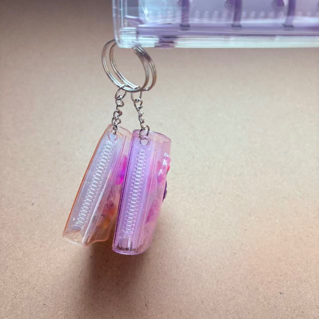 mini帳4個】キーホルダーシール帳 2インチ 3Dシール帳 5.5x6.5cm ミニ