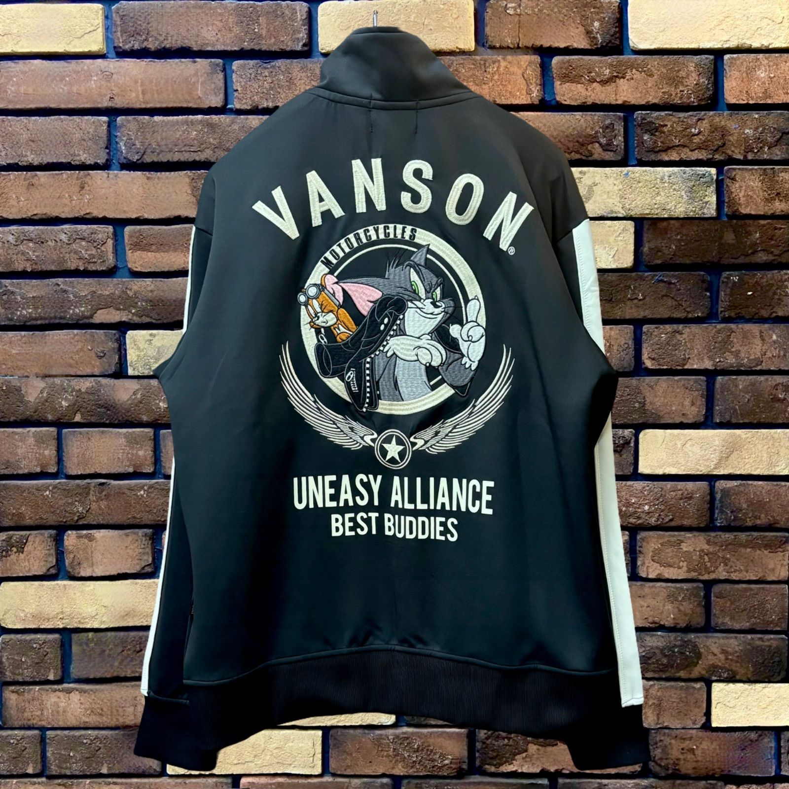 VANSON×TOM&JERRYコラボ トラックジャケット】バンソン トム&ジェリー  