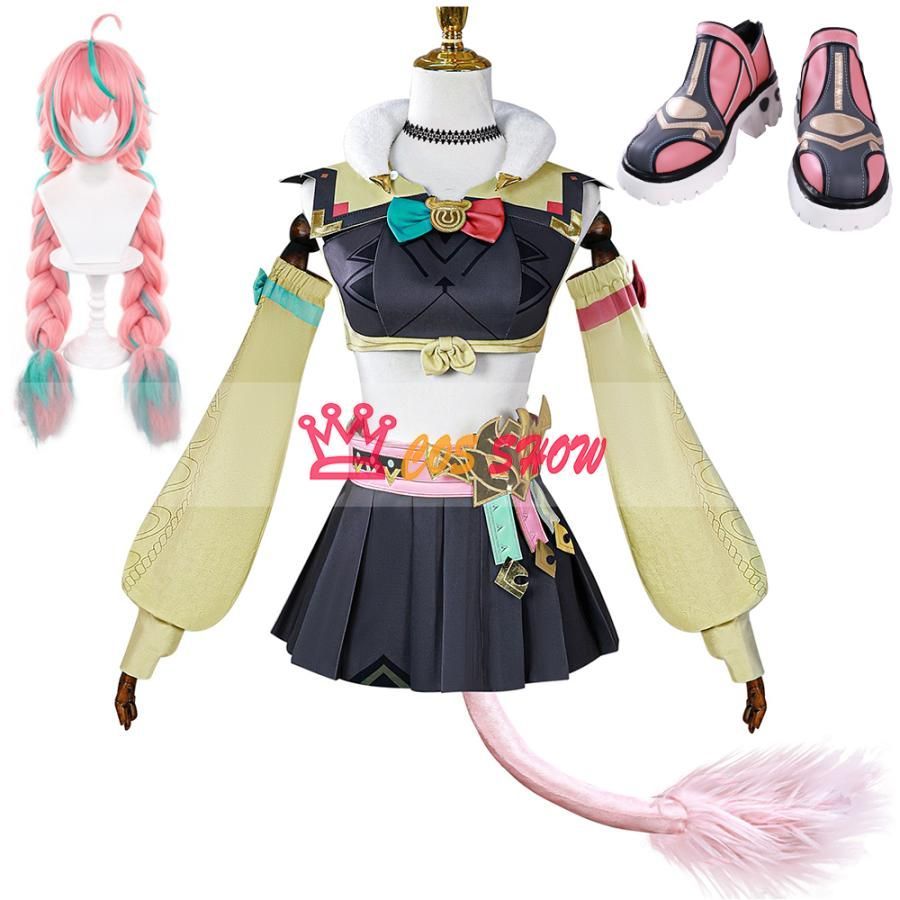 即日発送可能】 原神 ヴァレサ コスプレ 衣装+靴 服 三分妄想1