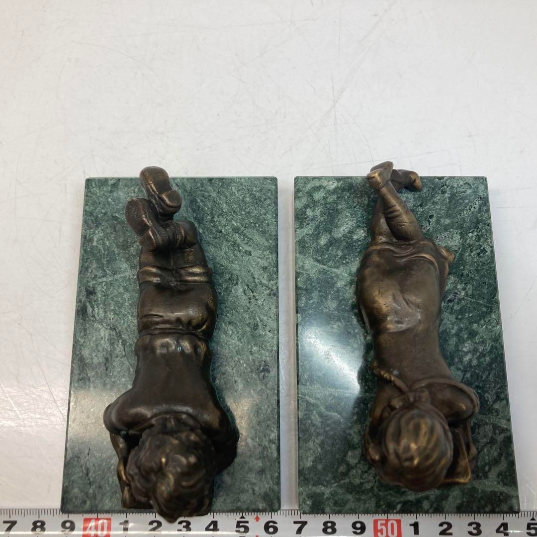 ブロンズ 人物 2体 タニオ 1393g 東な6-0401 NEXPOTALLINN_EU