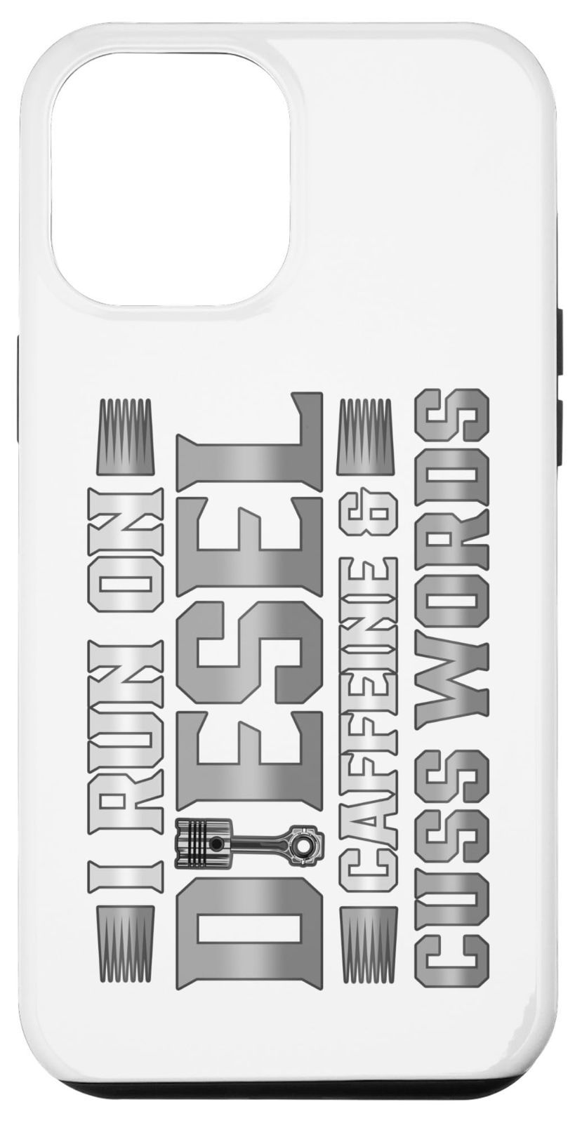 【人気商品】スマホケース トラックドライバー Words Cuss and Caffeine Diesel on Run Trucker Max Pro 13 iPhone