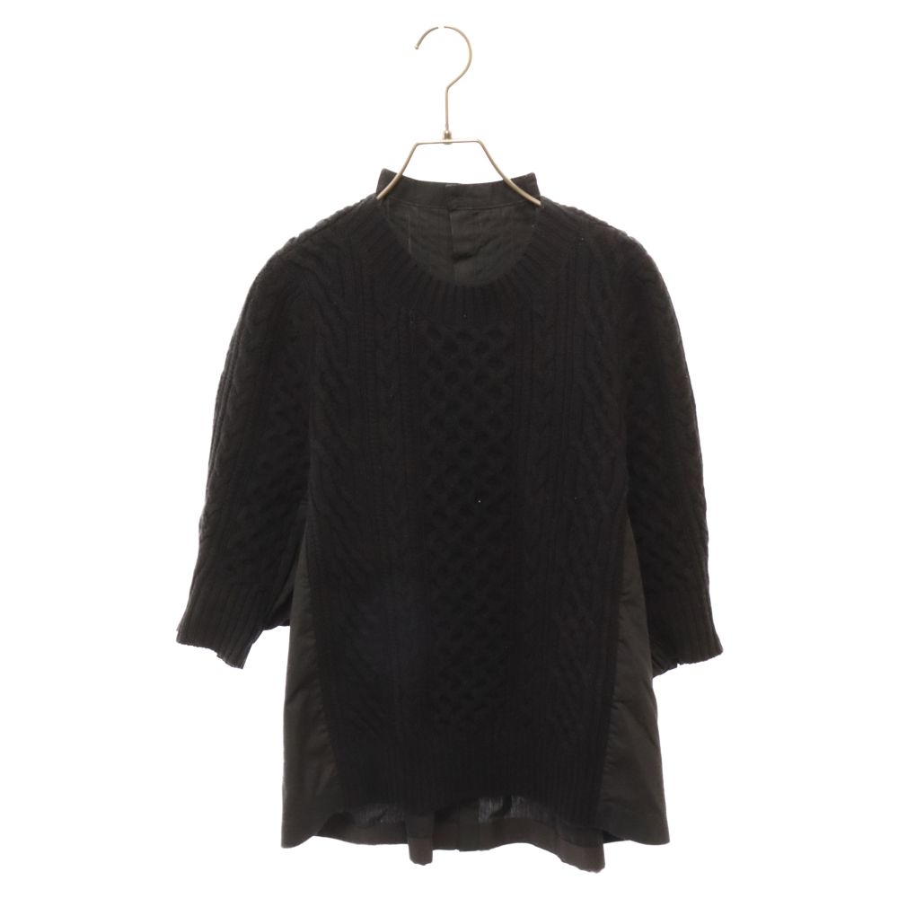 sacai 美品 ネィティブ バックプリーツニット sacai バックプリーツ ニット