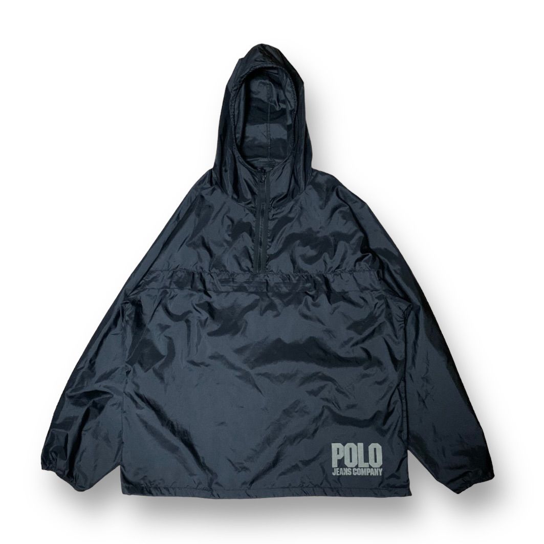 90-00s POLO JEANS Puckable Nylon Anorak Parka ポロジーンズ