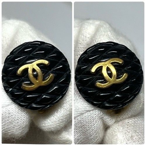 値下げ！CHANEL シャネル ココマーク マトラッセ イヤリング 93A 
