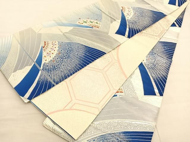 平和屋着物○上質な小紋 短冊枝花文 正絹 逸品 AAAW5316br 平和屋