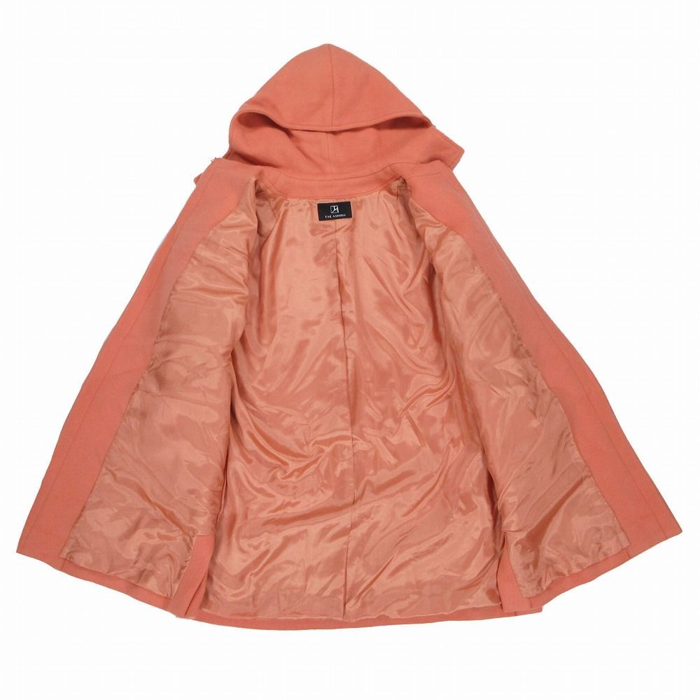 極美品 タエアシダ TAE ASHIDA ポンチョ コート ベルト付き ゆったり 24AW タエ アシダ TAE ASHIDA ダブルフェイスモッサポンチョ風