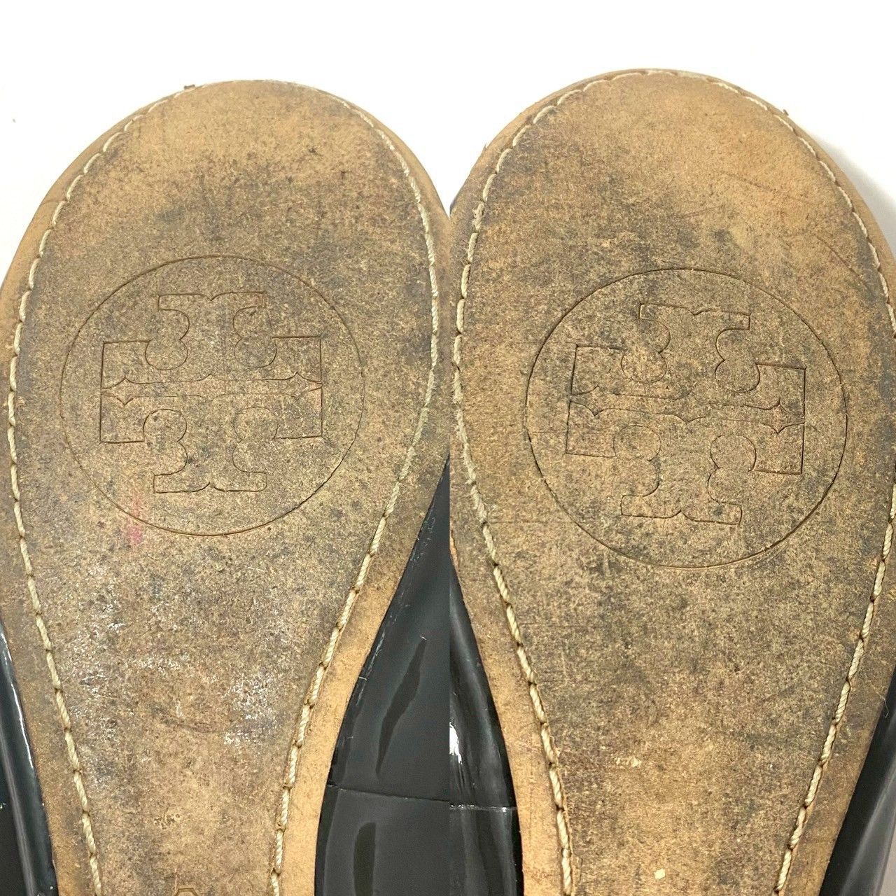 美品　トリーバーチ　バレーシューズ　サイズ8 CH【TORY BURCH】フラットシューズ サイズ 8M 約25cm エナメル
